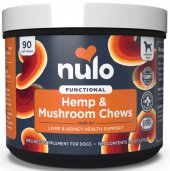 90粒 Nulo Hemp & Mushroom Soft Chews 火麻及靈芝保健肉粒狗小食, 美國製造