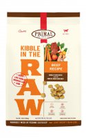 1.5磅 Primal Kibble In The Raw Beef Recipt 凍乾牛肉成犬肉粒糧, 美國製造 (到期日: 7-2025)