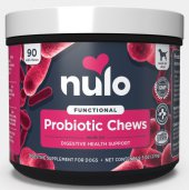 90粒 Nulo Probiotic Soft Chews Digestive Health Support 益生菌消化系統保健咀嚼肉粒狗小食, 美國製造