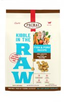 1.5磅 Primal Kibble In The Raw Fish & Pork Recipt 凍乾魚肉, 豬肉成犬肉粒糧, 美國製造 (到期日: 5-2025)