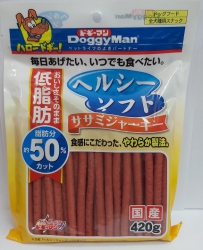 420克 DoggyMan 低脂長身軟雞肉條, 日本製造