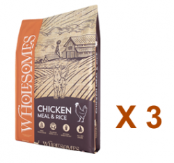 15磅 Sportmix Wholesomes Chicken Meal & Brown Rice 天然雞肉全貓糧x3包特價 (平均每包 $230)  美國製造