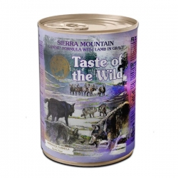 390克 Taste of the Wild Sierra Mountain Lamb 無穀物湯汁煮羊肉粒主食狗罐頭, 北愛爾蘭製造  (到期日: 11-2026)