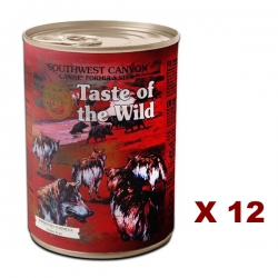 390克Taste of the Wild 無穀物湯汁煮牛肉粒主食狗罐頭, 北愛爾蘭製造 X 12罐特價 (平均每罐 $23)