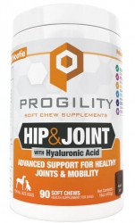 90粒 Progility Hip & Joint Soft Chew Supplements 關節保健肉粒 (犬用), 美國製造  (到期日: 6-2025) << $399 優惠價換購 >>